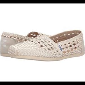 TOMS braided satin crochet classic